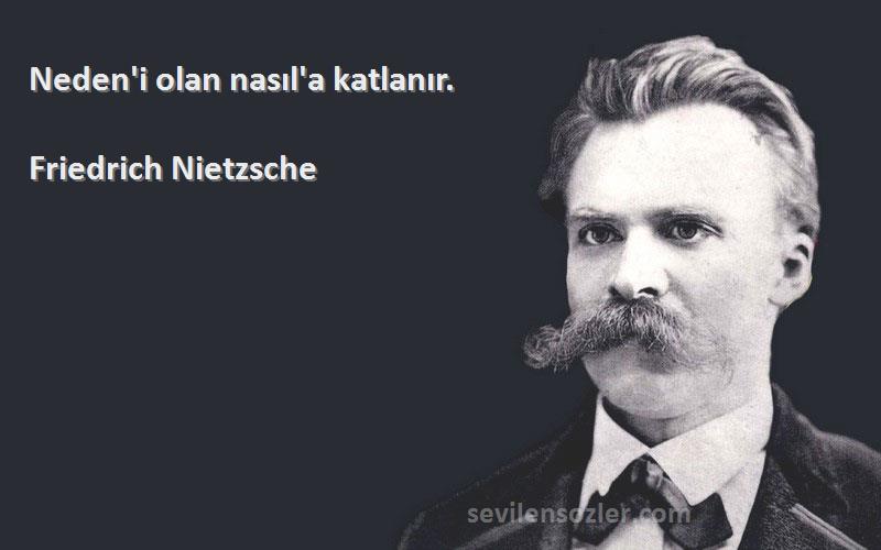 Friedrich Nietzsche Sözleri 
Neden'i olan nasıl'a katlanır.
