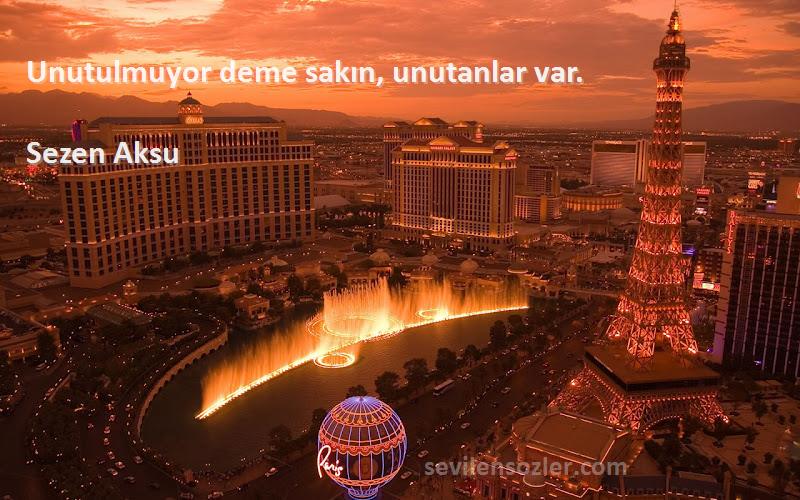 Sezen Aksu - Unutulmuyor deme sakın, unutanlar var.