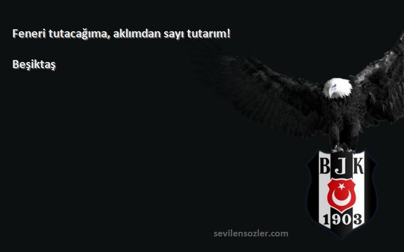 Beşiktaş - Feneri tutacağıma, aklımdan sayı tutarım!