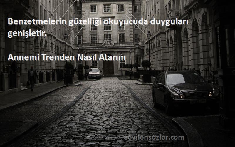 Annemi Trenden Nasıl Atarım Sözleri 
Benzetmelerin güzelliği okuyucuda duyguları genişletir.