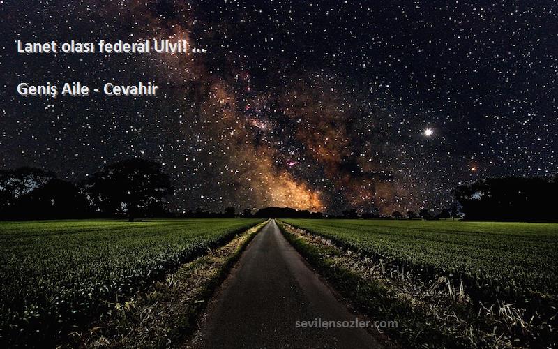 Geniş Aile - Cevahir - Lanet olası federal Ulvi! ...
