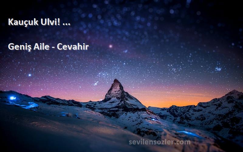 Geniş Aile - Cevahir - Kauçuk Ulvi! ...
