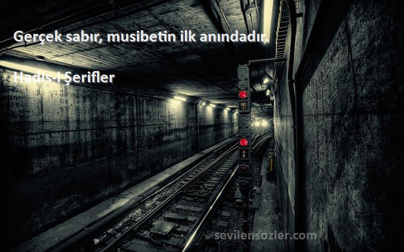 Hadis-i Şerifler - Gerçek sabır, musibetin ilk anındadır.

