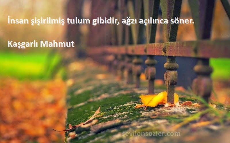 Kaşgarlı Mahmut - İnsan şişirilmiş tulum gibidir, ağzı açılınca söner.