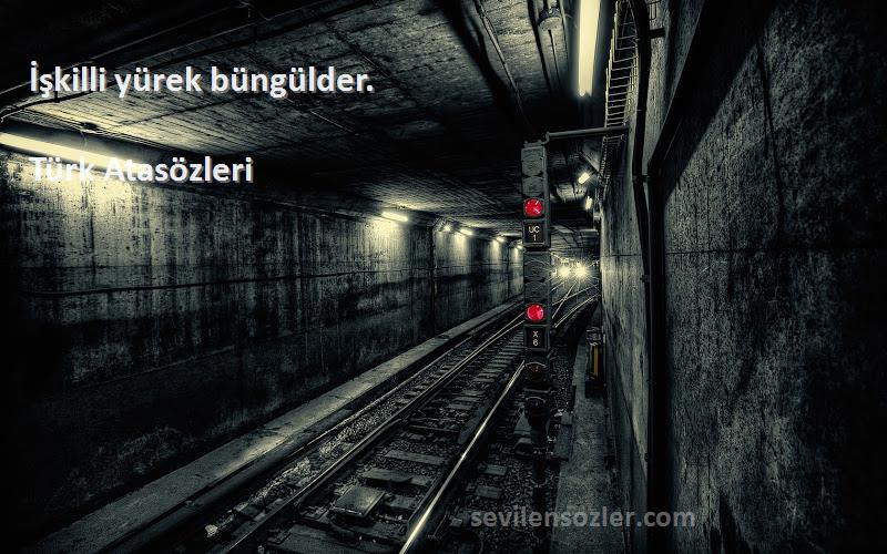 Türk Atasözleri - İşkilli yürek büngülder.